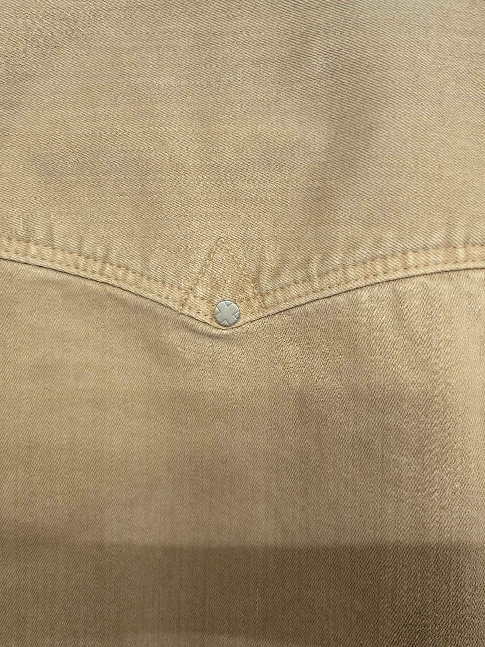 Liverpool Tan Denim Jacket for Women - Picture 5 of 7
